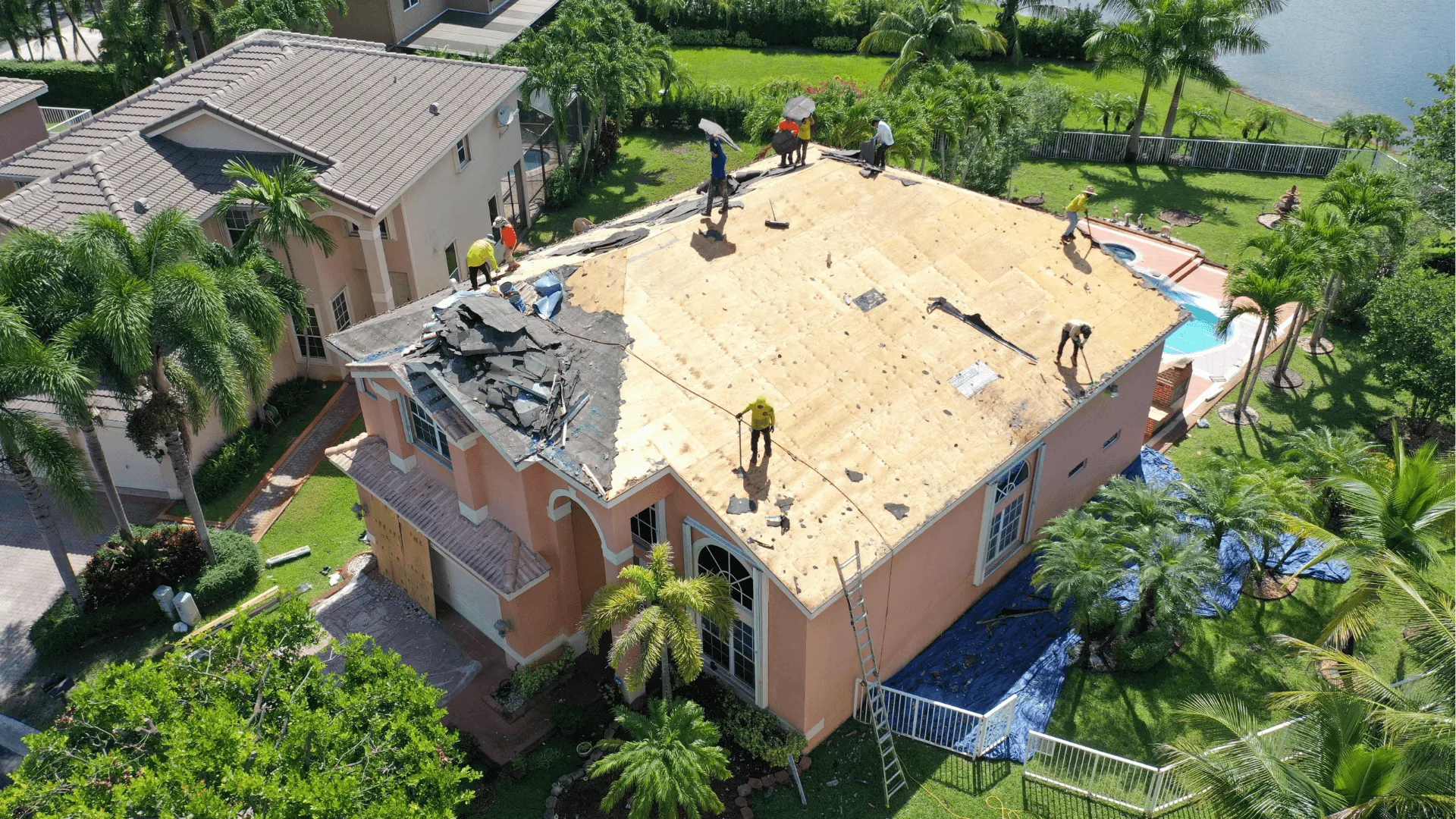 Professional roofing services in Boca Pointe, Palm Beach County, Florida
